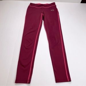 Kari Traa Womens Size XS Pink Leggings Athletic Workout Fitness Gym‎ Running